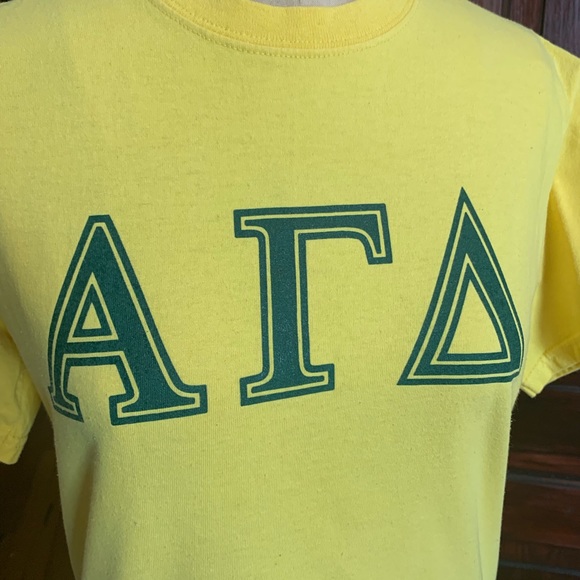 Alpha Gamma Delta Sorority T-shirt Small EUC - Picture 2 of 7
